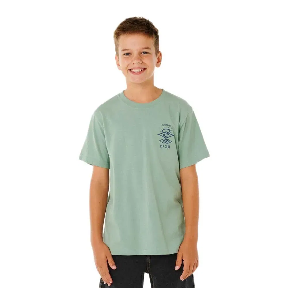 Футболка с коротким рукавом Search Icon Rip Curl, зеленый