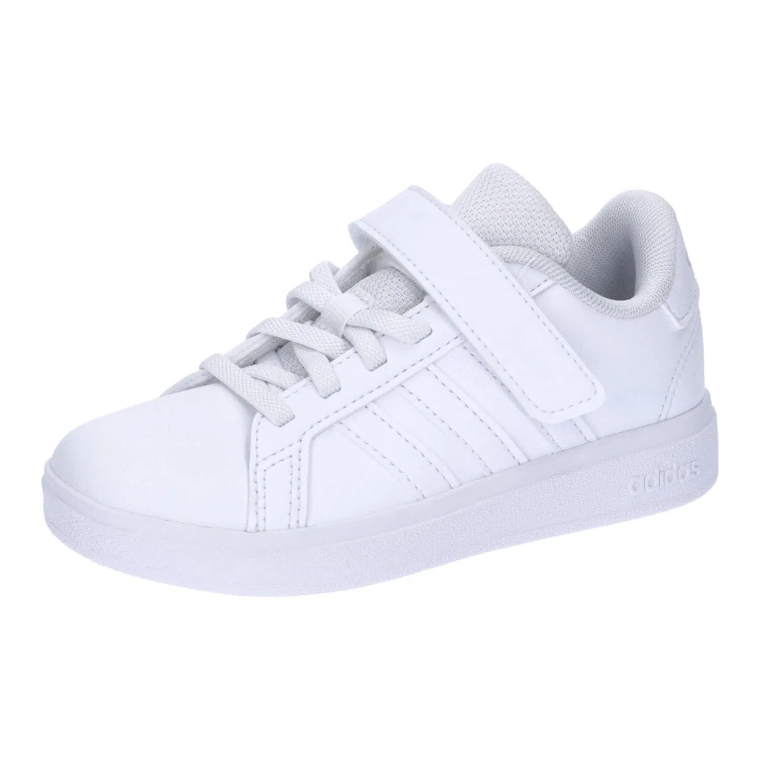 Детские кроссовки с липучками Grand Court 2.0 Adidas, Cloud White Cloud White Grey One