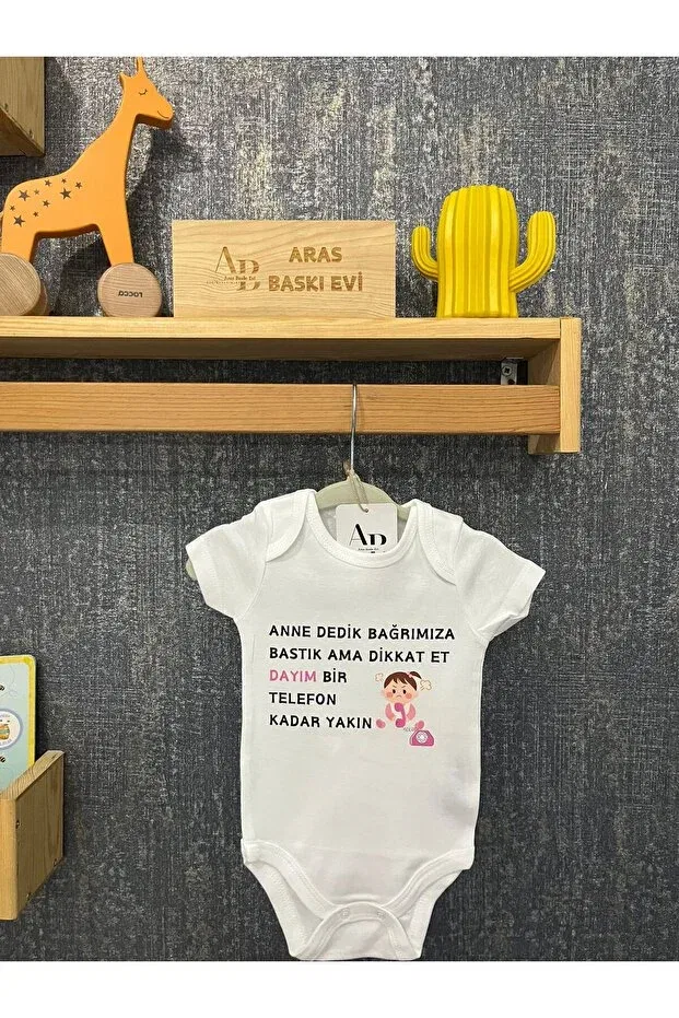 Детское боди для новорожденных с коротким рукавом Organic 100% cotton dayim as close as a phone pink baby body white badi snapback Arasbaskievi, White