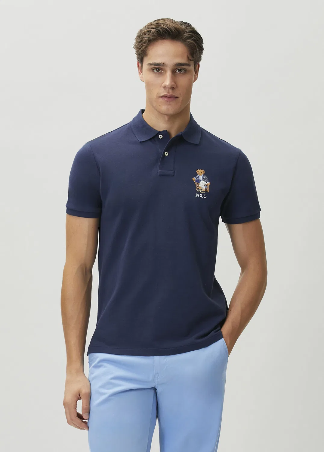 Поло Polo Ralph Lauren Slim Fit Lacivert