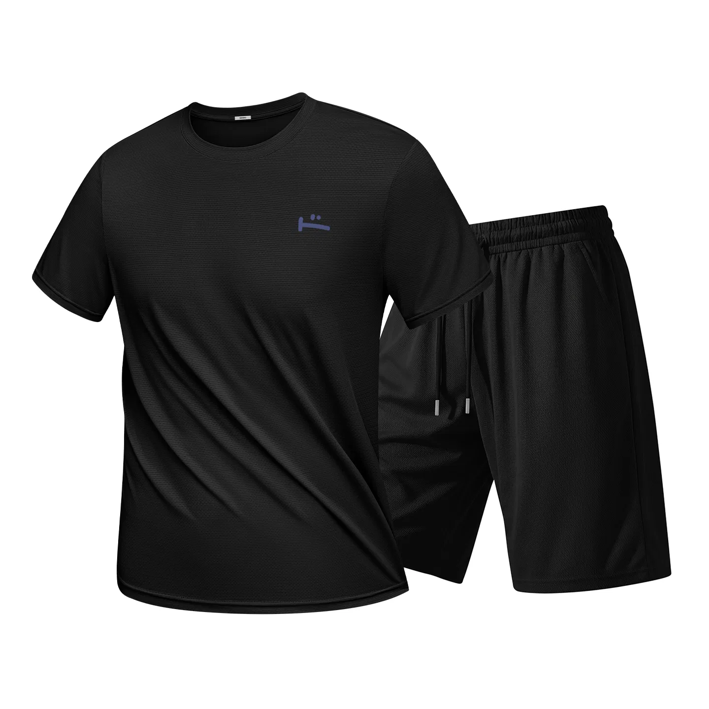 Детский комплект спортивной одежды MINISO, Black (Blue Mood Chest Logo)+Black