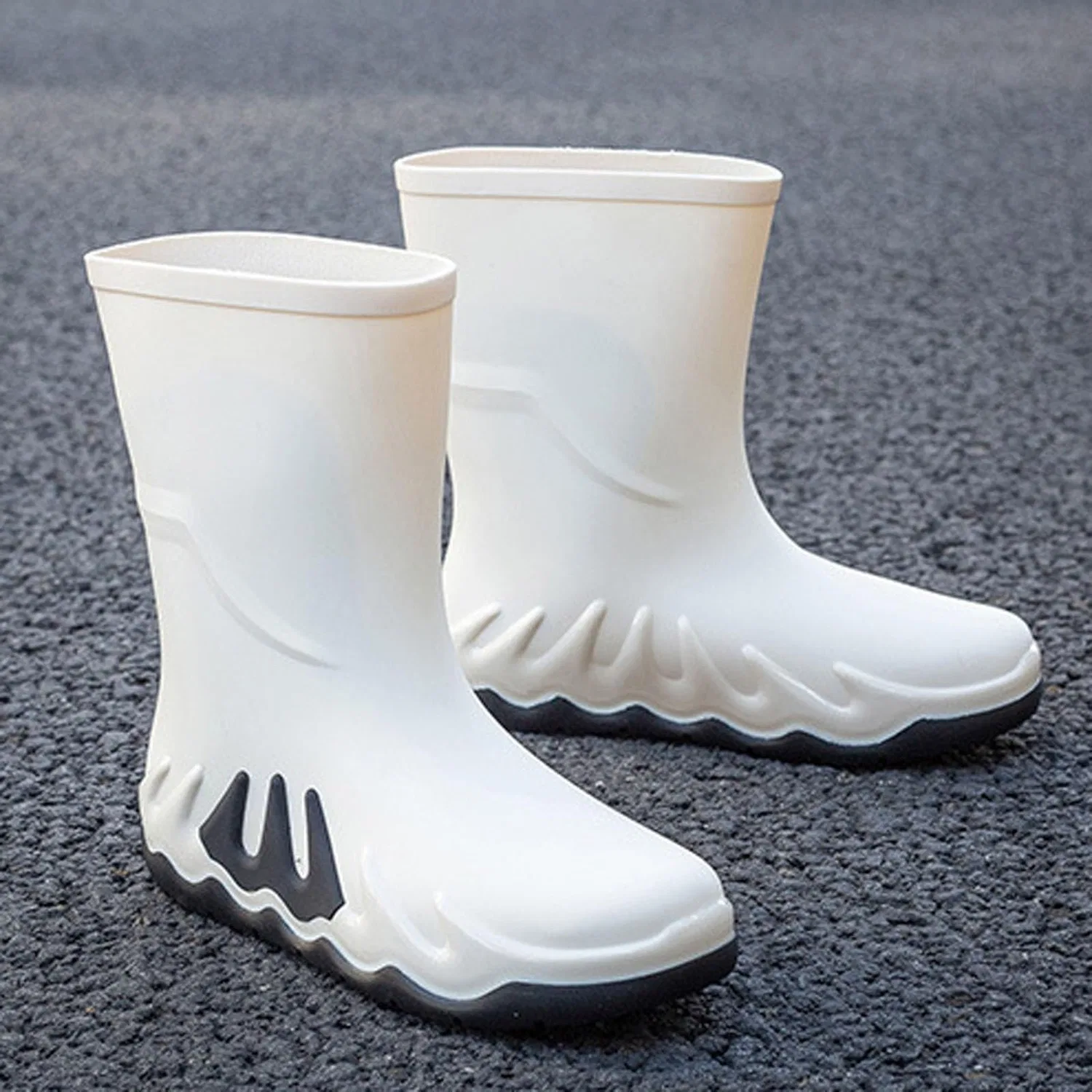 Детские сапоги для мальчиков с принтом Slip-On, Белый — фото 4