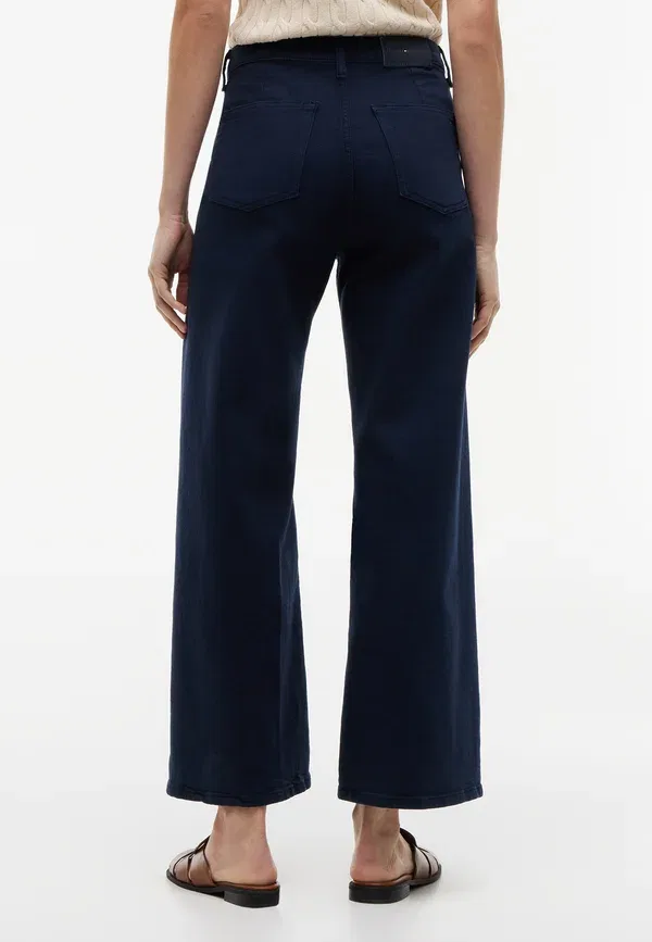Брюки джинсовые Wide leg washed essential Tommy Hilfiger, темно-синий — фото 3