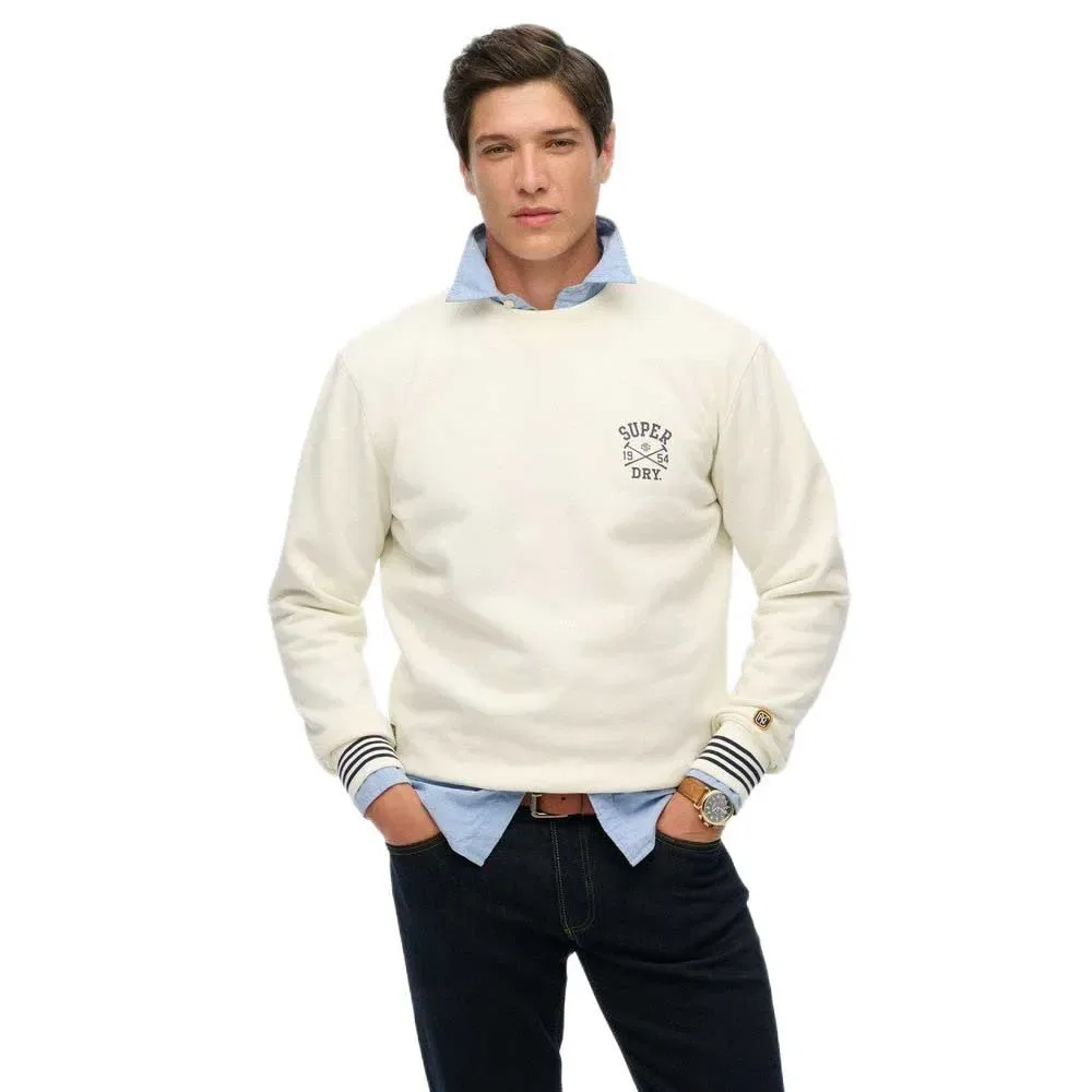 Свитшот Athletic Club Superdry, белый