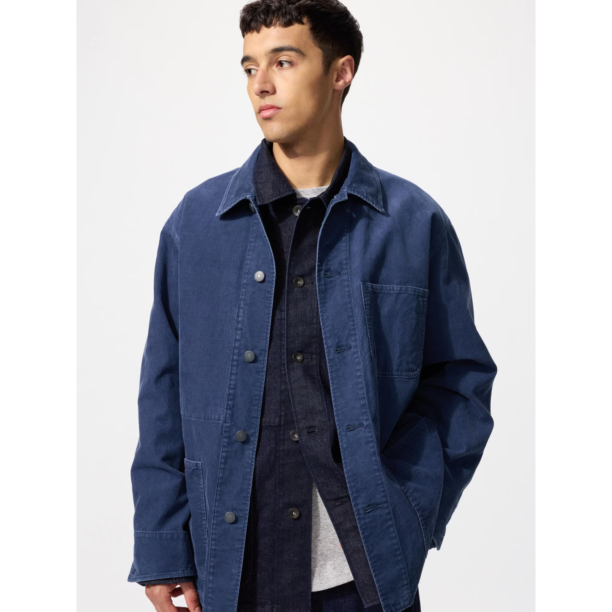 

Вельветовая куртка Uniqlo Unisex, 68 синий