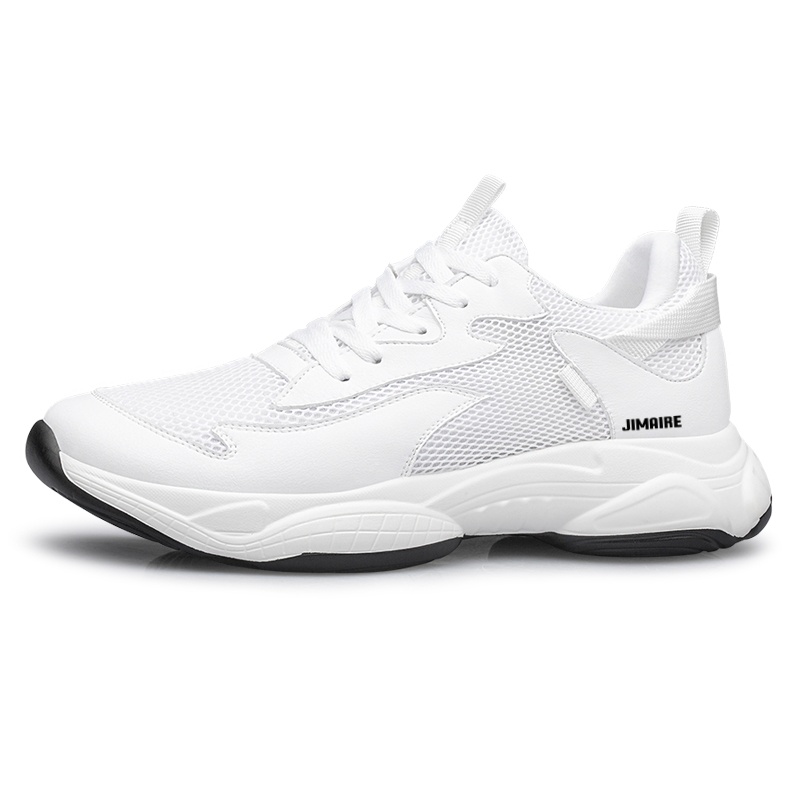 

Дышащие низкие повседневные туфли для мужчин King Jinmai, White