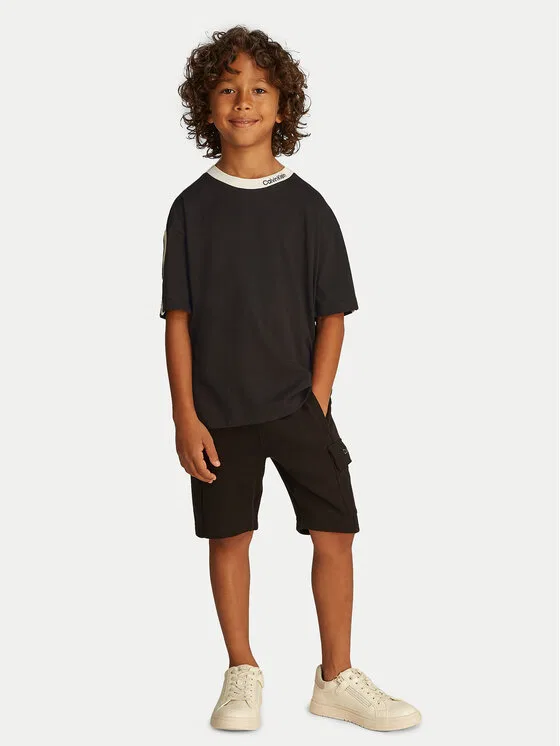 Футболка regular fit Embro Tape Calvin Klein Jeans, черный