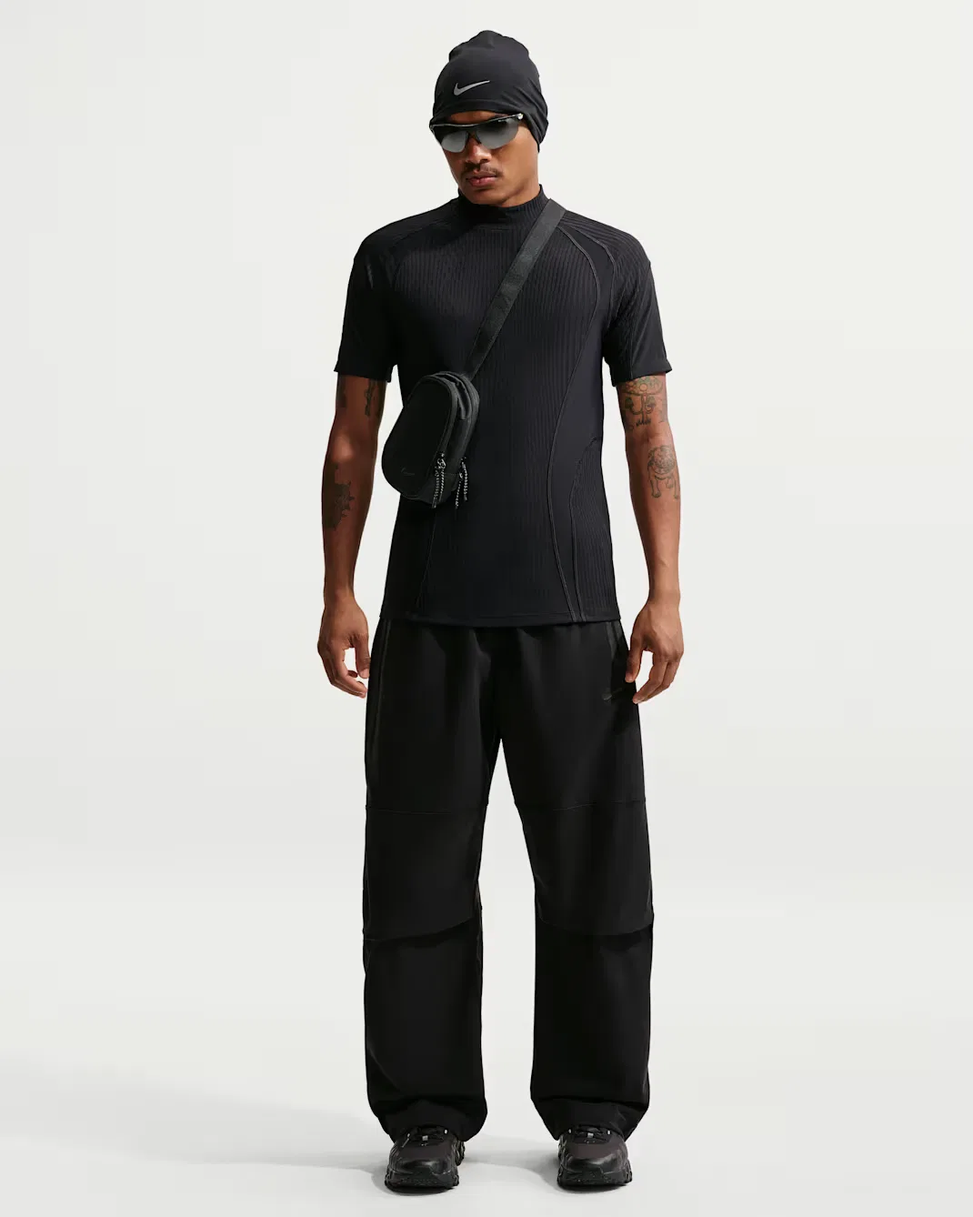 Мужская футболка с коротким рукавом Dri-FIT ADV Nike Tech, Black/Black — фото 4