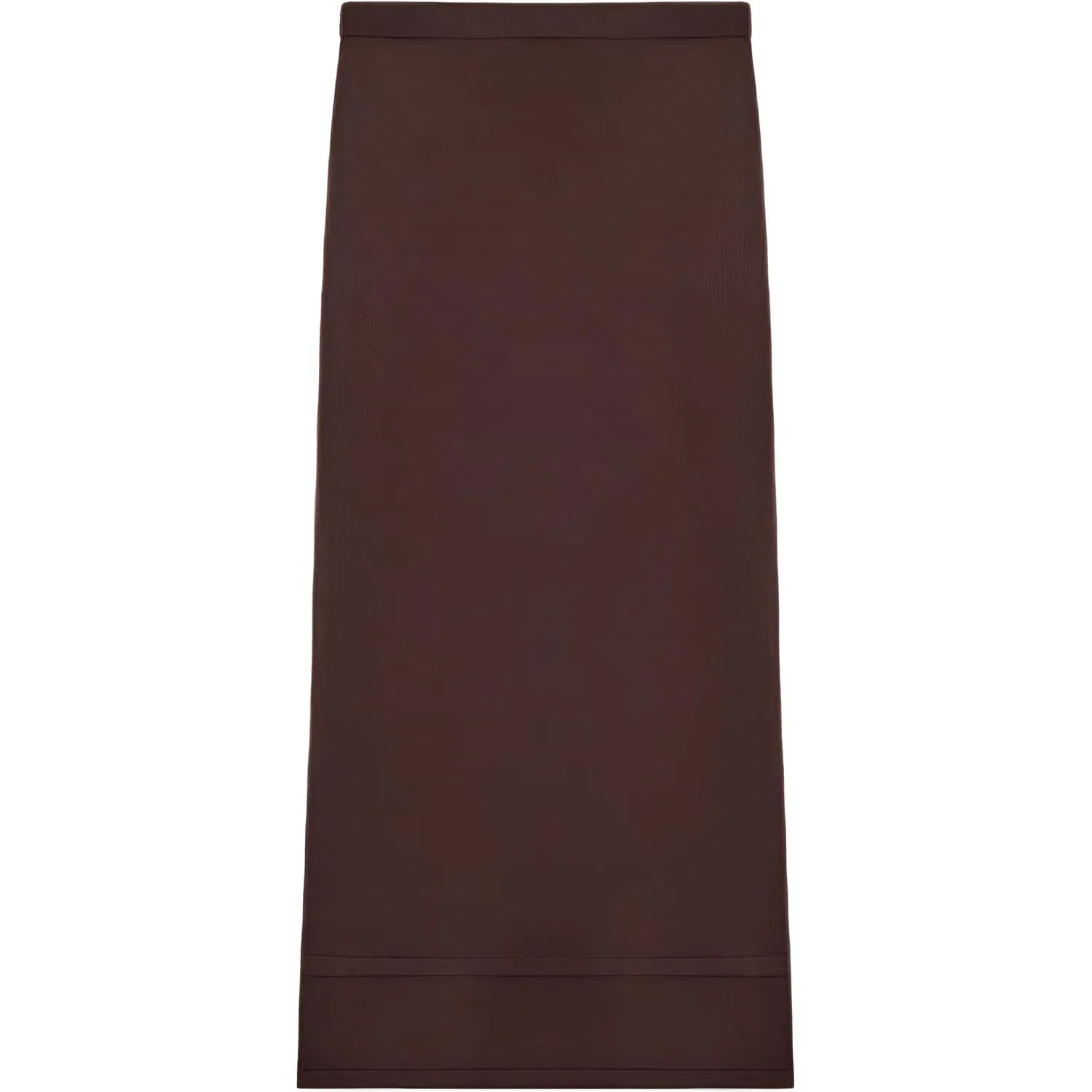 Женская длинная юбка повседневная Chocolate ZARA, Шоколад