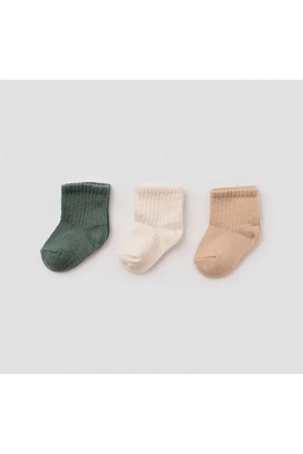 Детские носки из органического хлопка Biorganik, Khaki