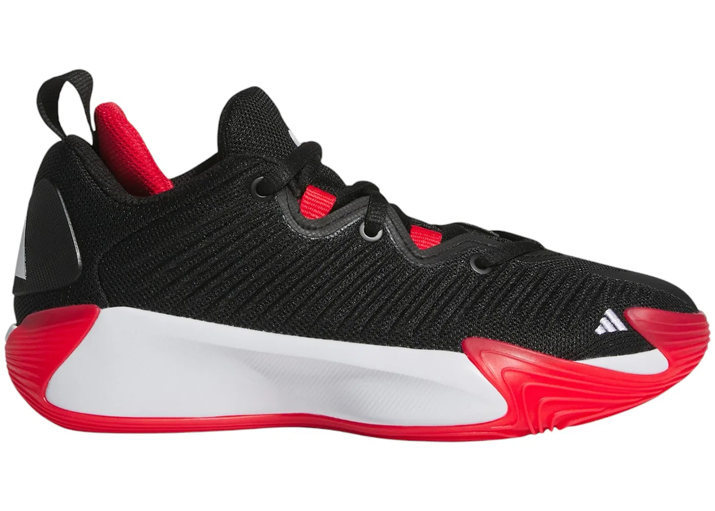 Детские кроссовки для мальчиков с длинным шнурком Adidas Initiation, Core Black Cloud White Pure Ruby