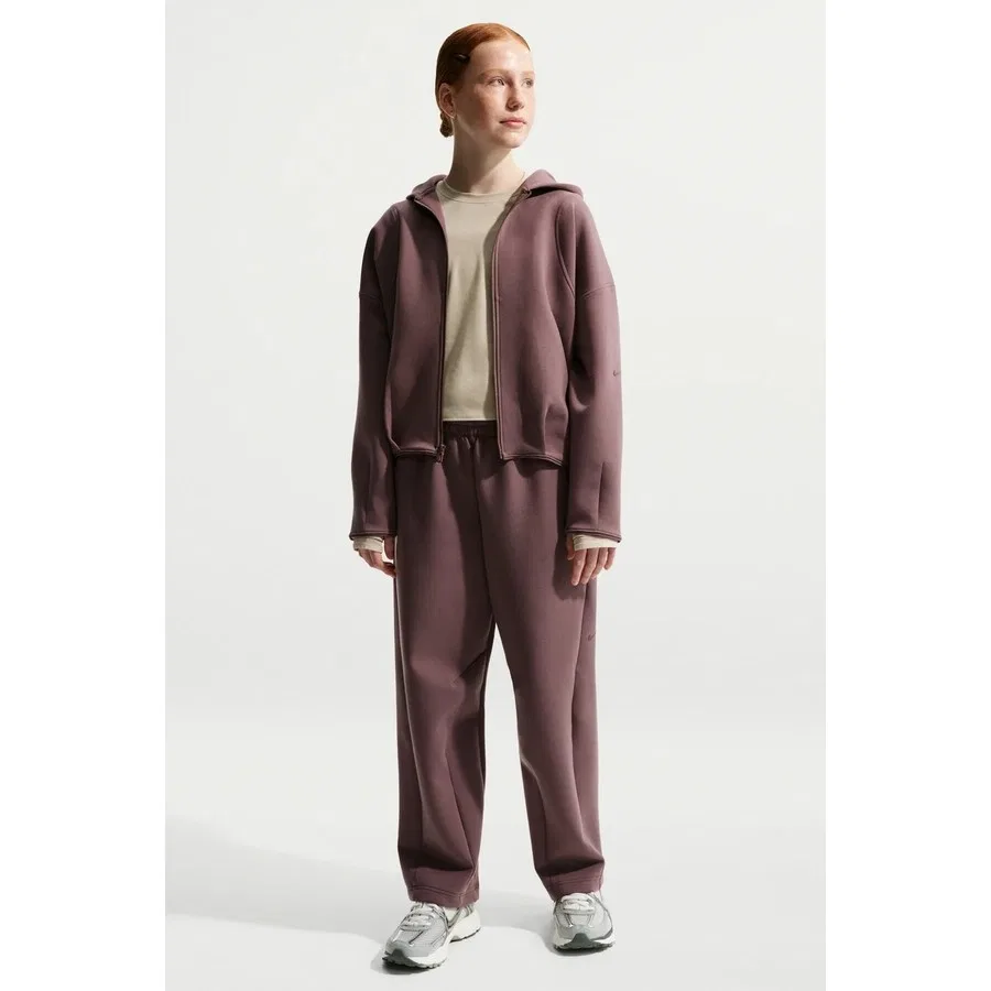 Детский свитшот с капюшоном и молнией Therma-Fit Mavn Nike, Фиолетовый — фото 3