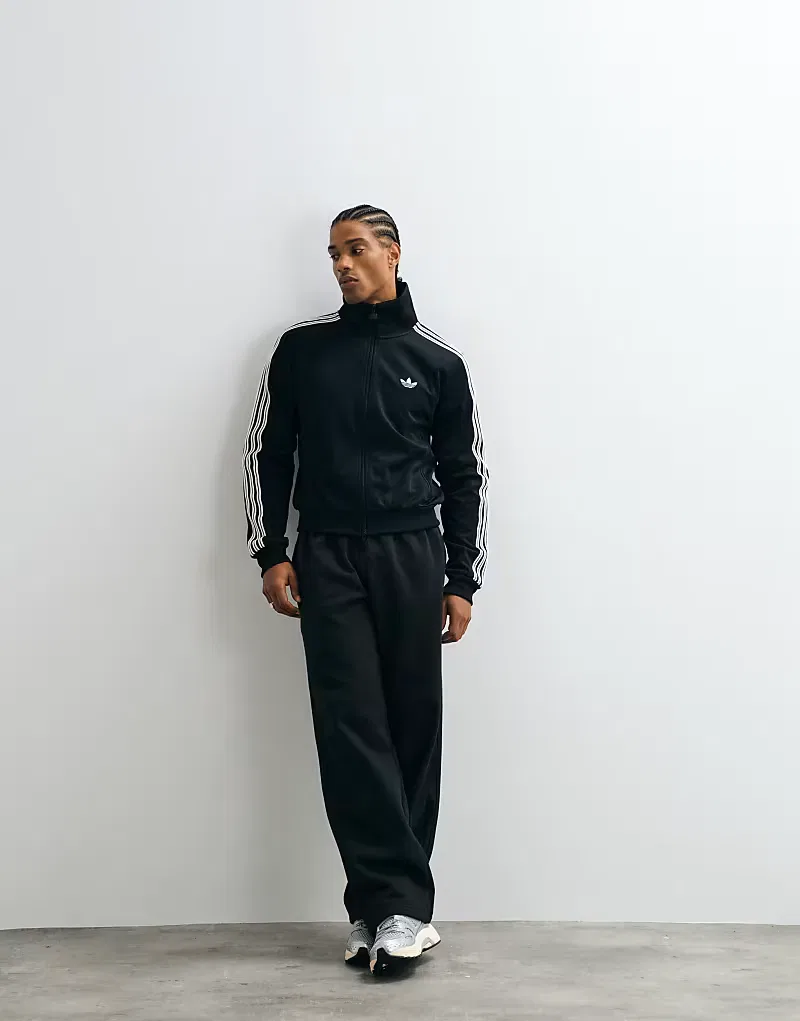 Топ-трек beckenbauer Adidas Originals, черный — фото 2