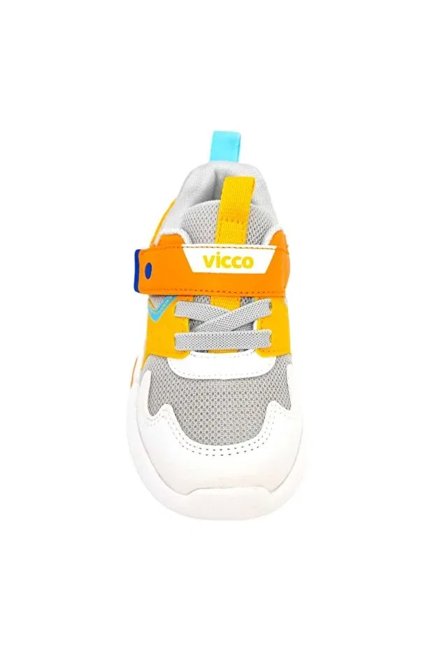 Детские кроссовки для девочек с ортопедической стелькой Vicco, Gray — фото 4