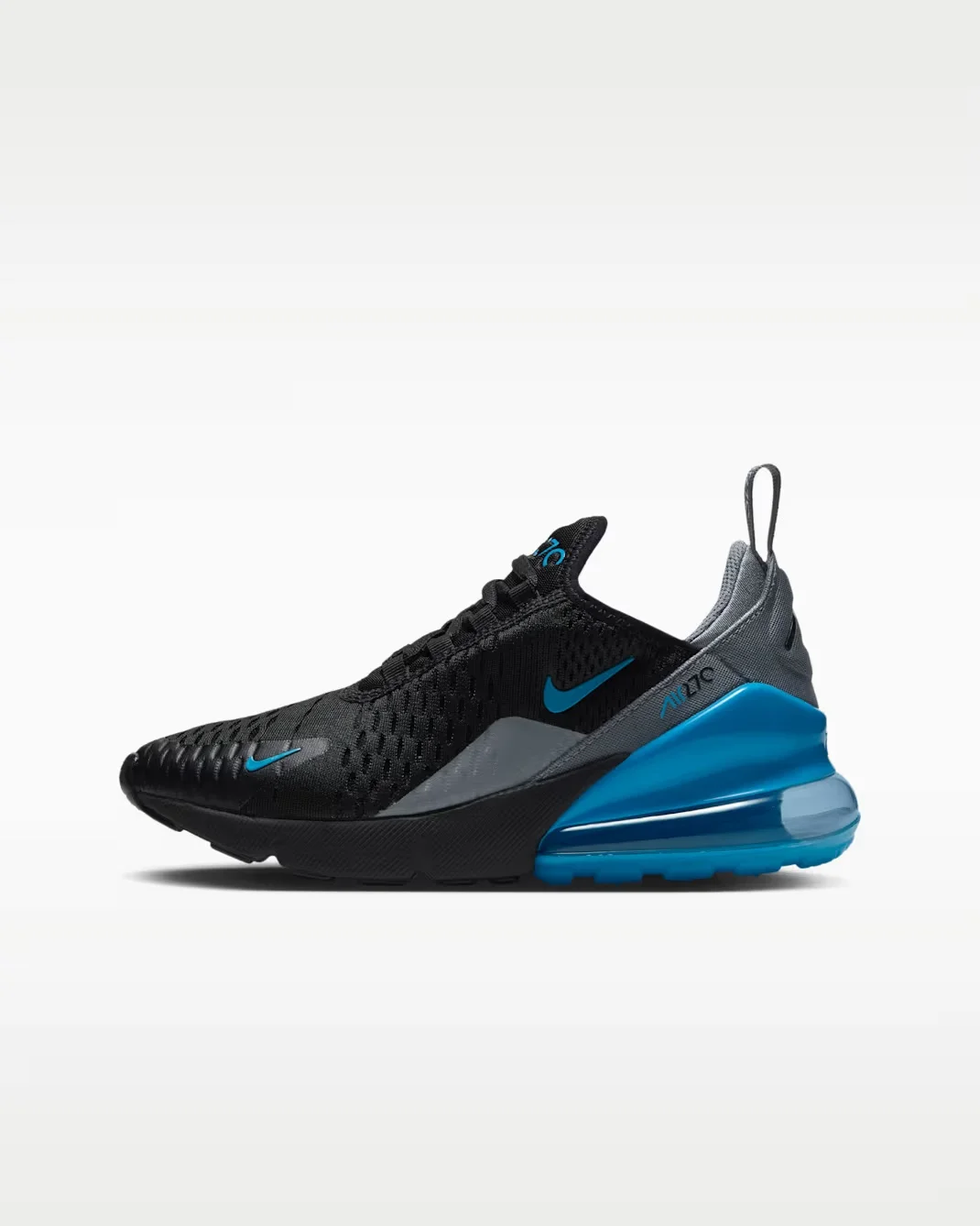Кроссовки подростковые Nike Air Max 270, черный/синий