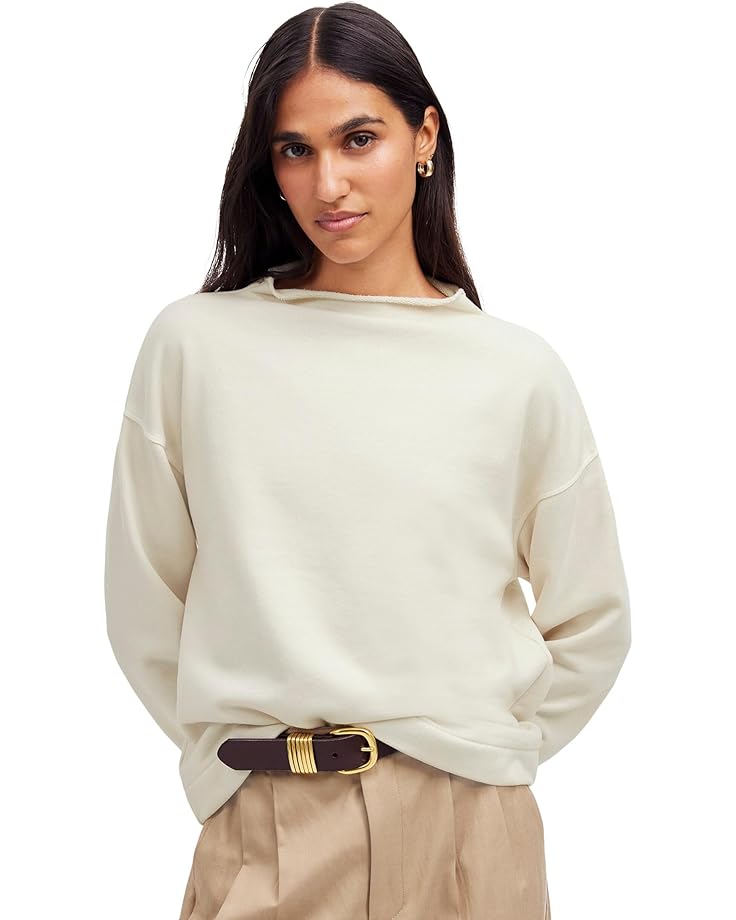 

Толстовка Madewell Funnel Neck Sweatshirt, цвет Parchment