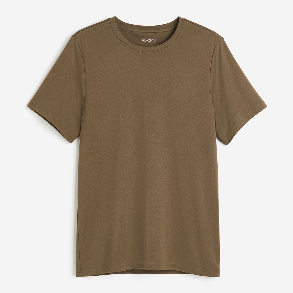 

Футболка спортивная H&M DryMove, хаки