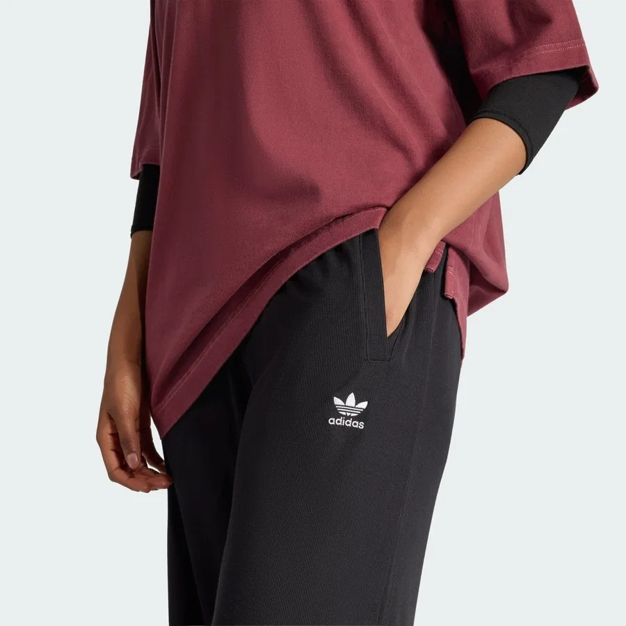 Спортивные штаны свободного кроя с оригинальным дизайном adidas Originals, Белый — фото 4