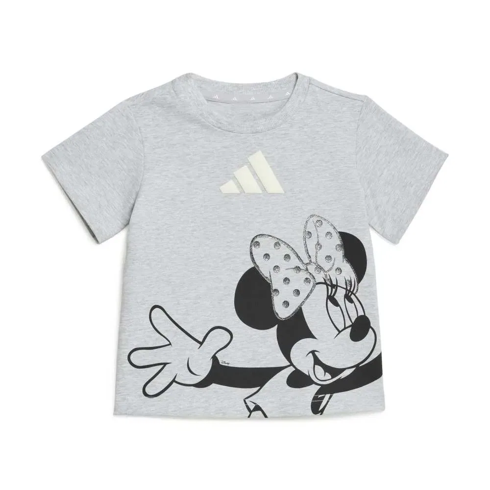 Детский комплект для девочек с принтом Minnie Mouse Adidas, Grey — фото 2