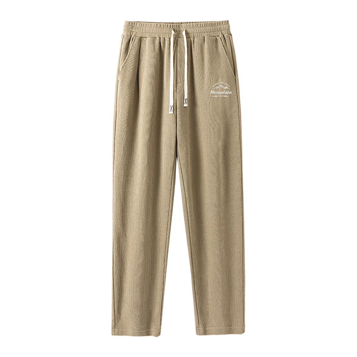 Детские повседневные брюки с умеренным заужением MINISO, Khaki
