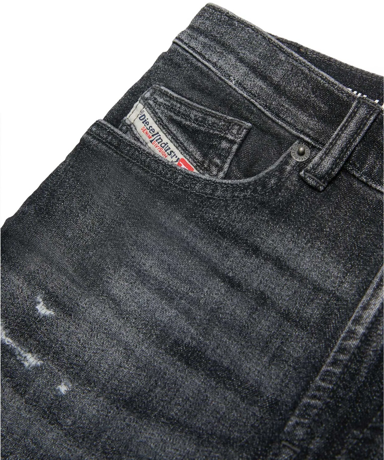 Детские джинсовые шорты DIESEL KIDS, Black — фото 4
