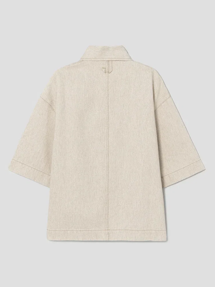 Рубашка с коротким рукавом La Chemise Paysan De-Nime JACQUEMUS, Beige — фото 2