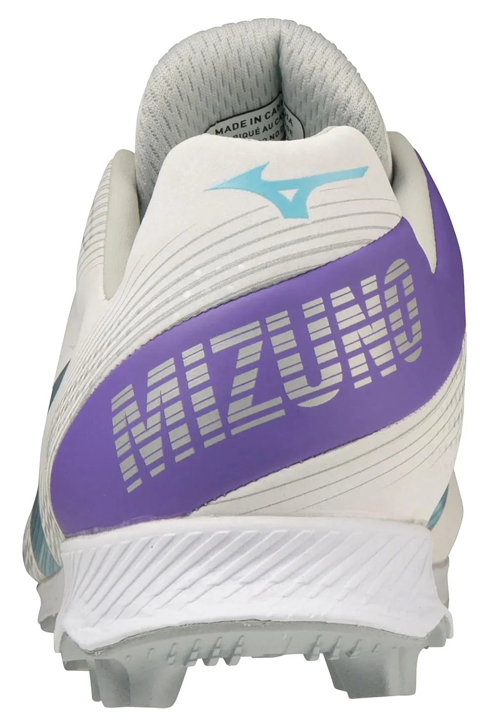 Детские кроссовки для девочек Mizuno Wave Finch Lightrevo Jr., White Teal Purple — фото 4
