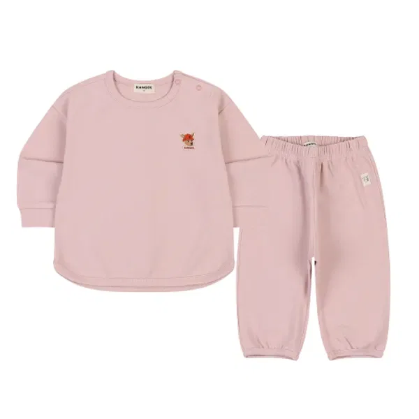 Футболка с длинным рукавом, символ, RC, Kangol Kids, розовый