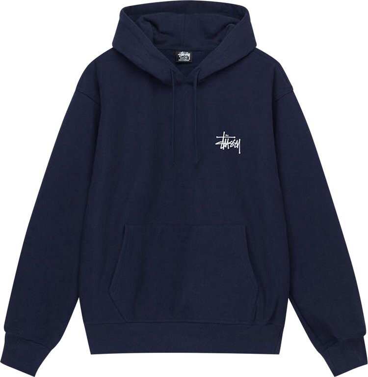 

Худи Stussy Basic Hoodie 'Navy', синий