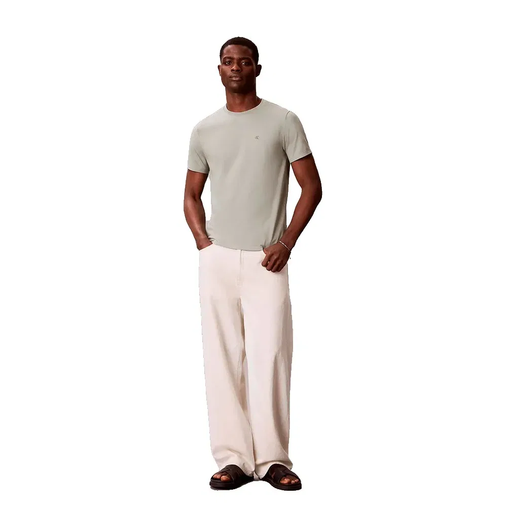 Футболка с коротким рукавом Slim Fit Liquid Touch Calvin Klein, зеленый — фото 4