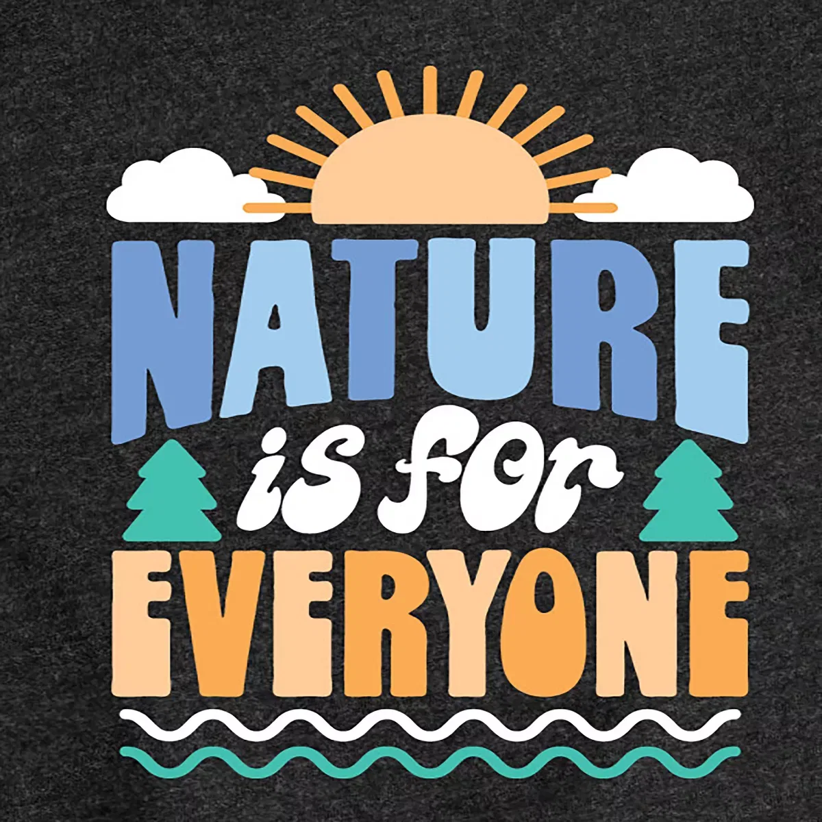 Детская футболка для девочек с принтом Instant Message Earth Day, Heather Navy — фото 2
