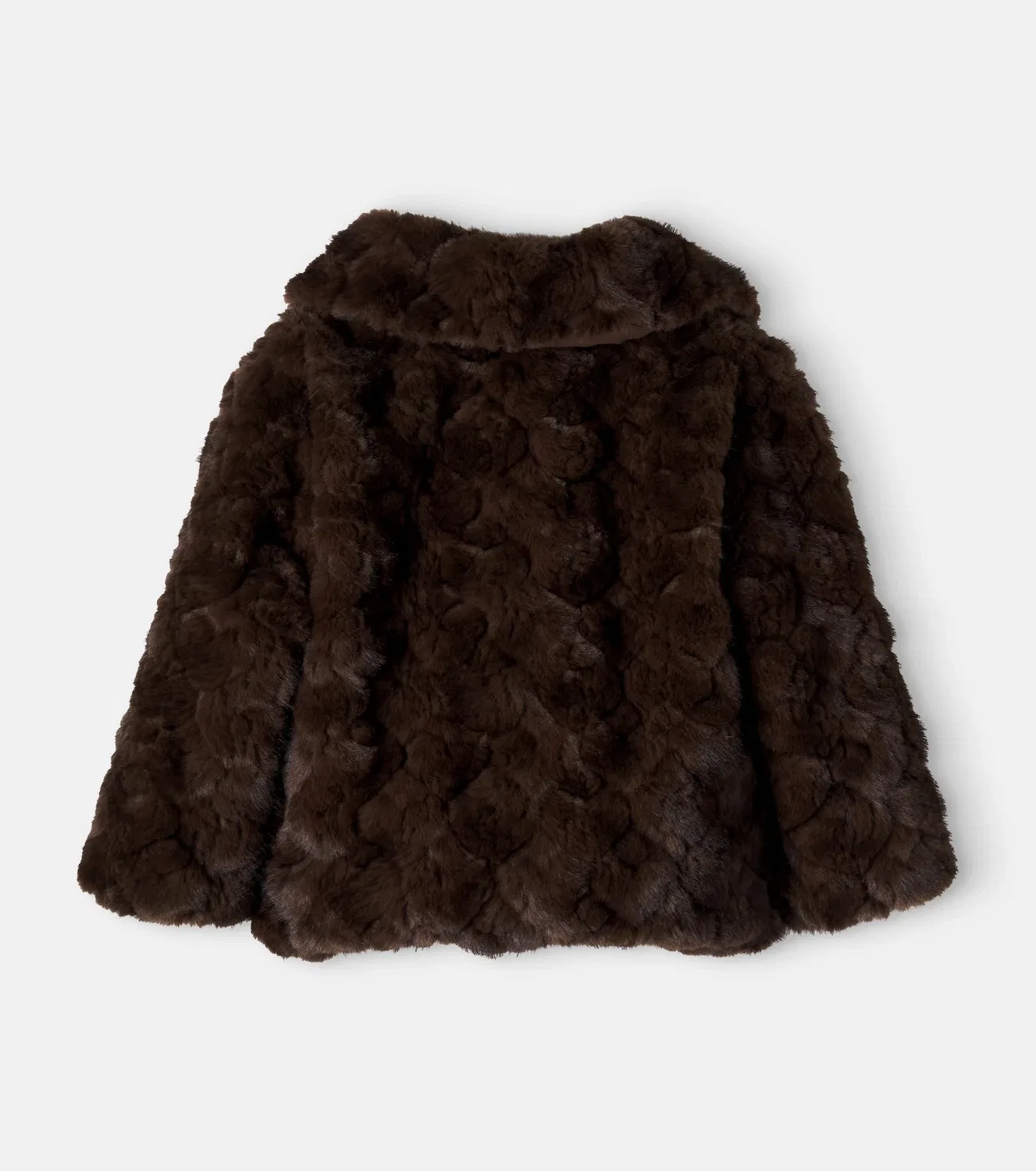 Легкая куртка с двубортной застежкой Espresso Teddy Donsje, коричневый — фото 3