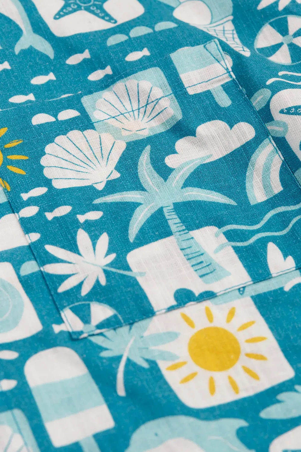 Рубашка Ellison Frugi, Blue — фото 4