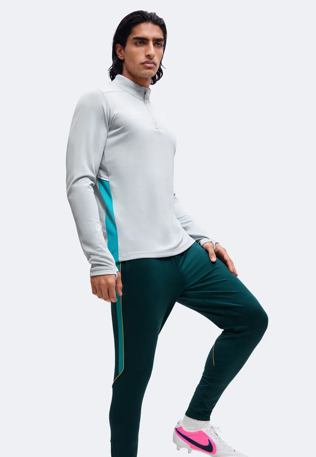 Спортивные штаны Nike Performance, Midnight Spruce/Rio Teal/Elemental Gold-Coloured — фото 4