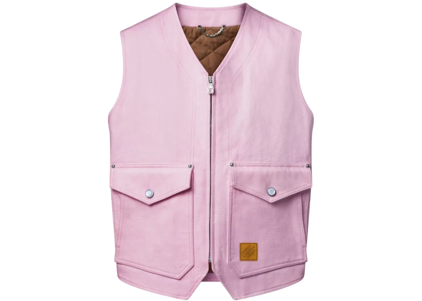Мужской жилет LV x Nigo Workwear Gilet Louis Vuitton, Pink