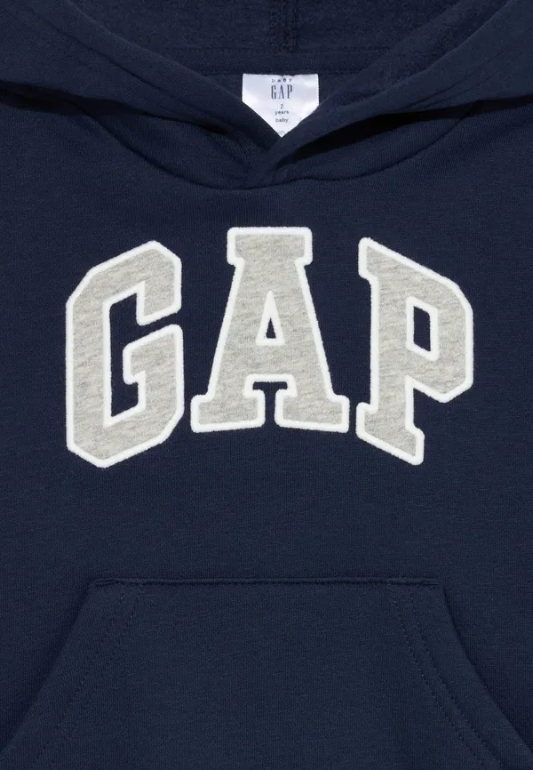 Толстовка с капюшоном Baby relaxed logo hoodie Gap, цвет гобеленовый темно-синий — фото 3