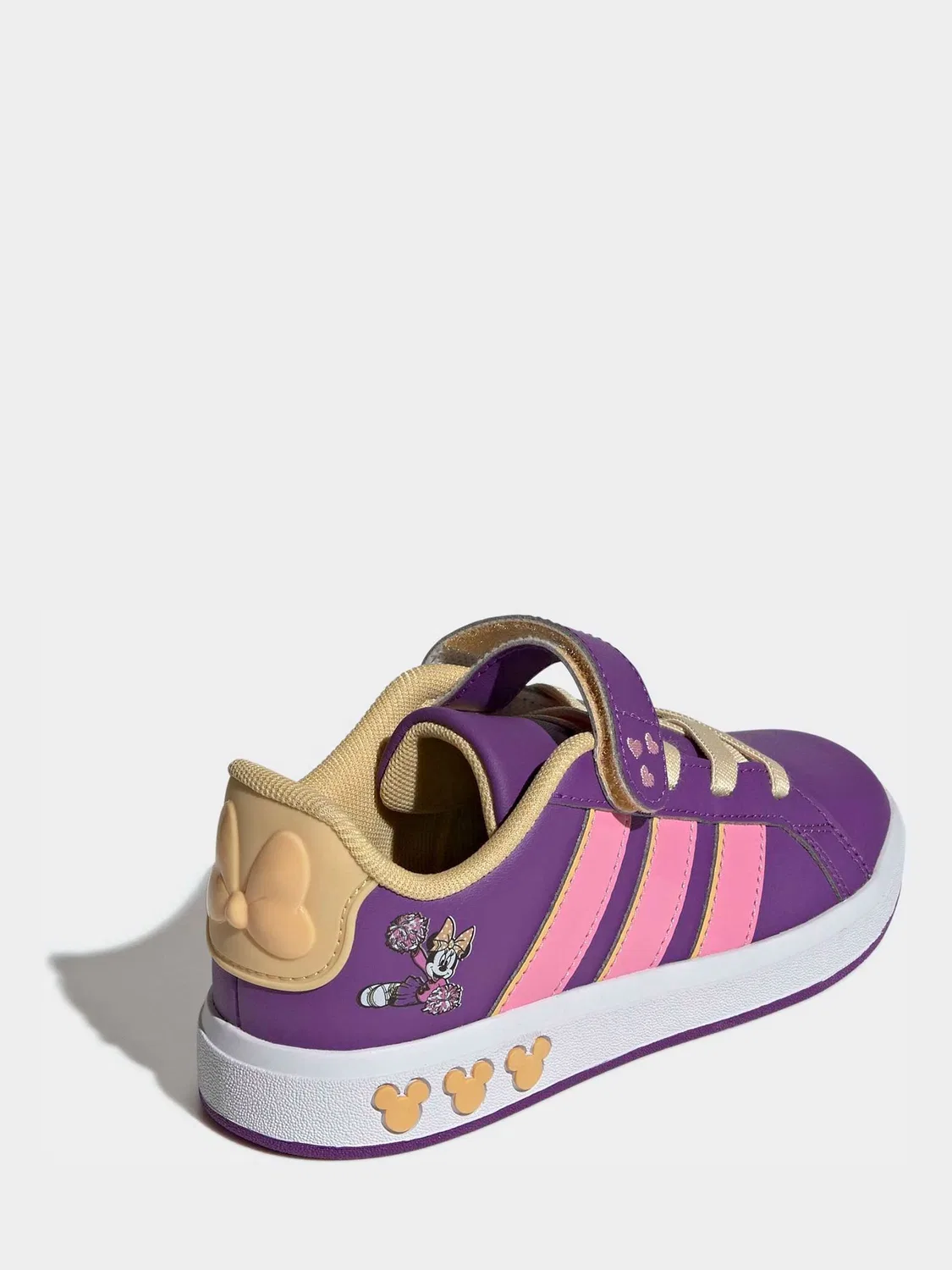 Кроссовки с Микки Маус, Disney Minnie Mouse Grand Court adidas, фиолетовый — фото 4