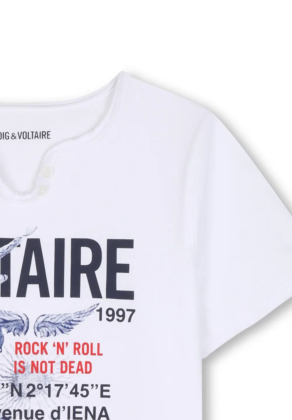 Футболка унисекс - футболка с принтом Zadig & Voltaire, White — фото 4