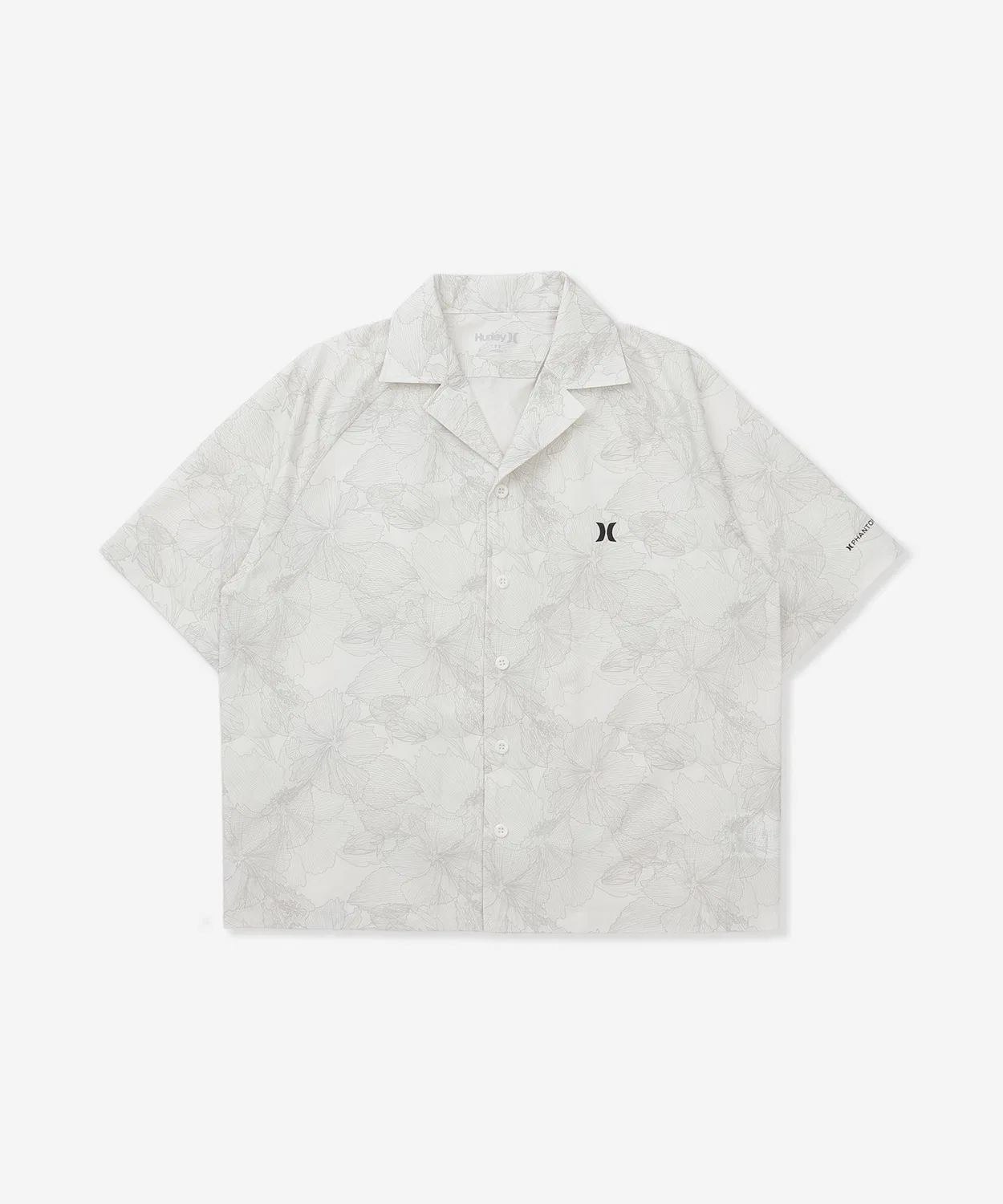 Детская рубашка с коротким рукавом PHANTOM WOVEN ICON FLORAL SHIRTS Hurley, White