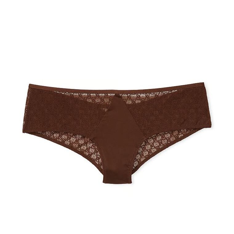 

Трусы Victoria's Secret Icon Very Sexy Lace Cheeky, темно-коричневый