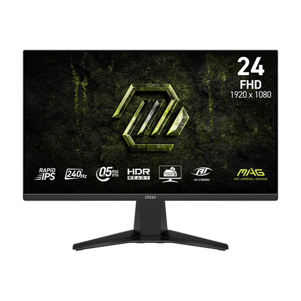

Игровой монитор MSI MAG 245F X24, 23.8", 1920x1080, 240 Гц, Rapid IPS, черный