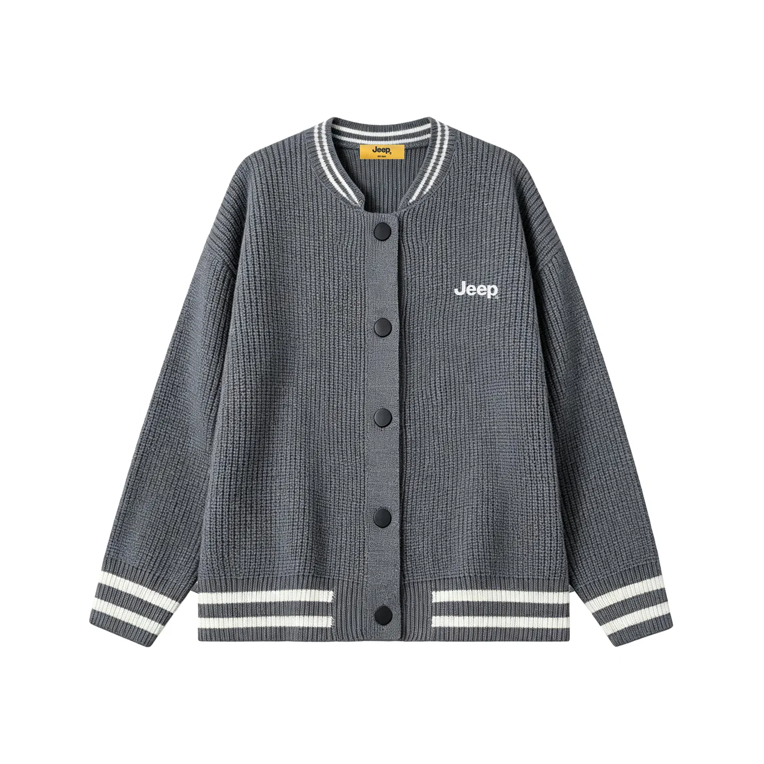 Детский свитер с круглым вырезом Jeep, Medium Gray