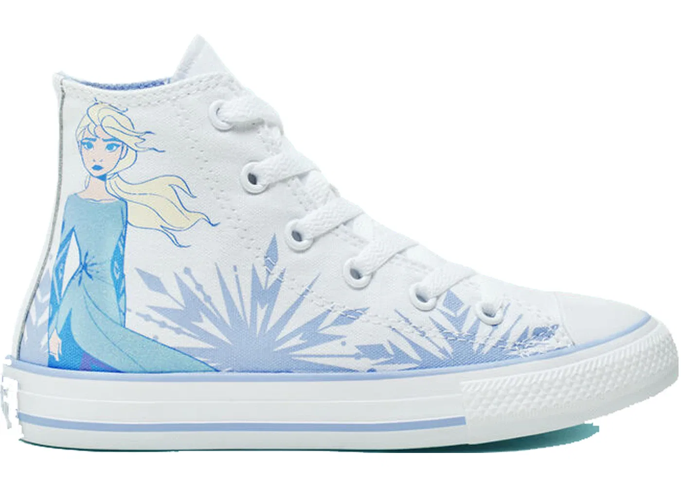 Детские кеды с высоким берцем Converse Chuck Taylor All Star, White/Blue Heron-White