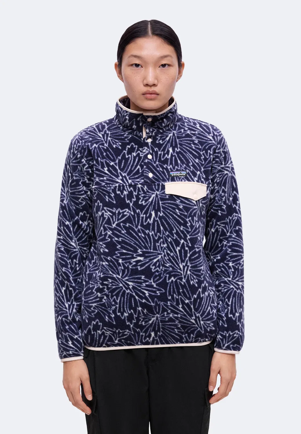 Флисовый джемпер Synch snap-t Patagonia, Sunken Blue