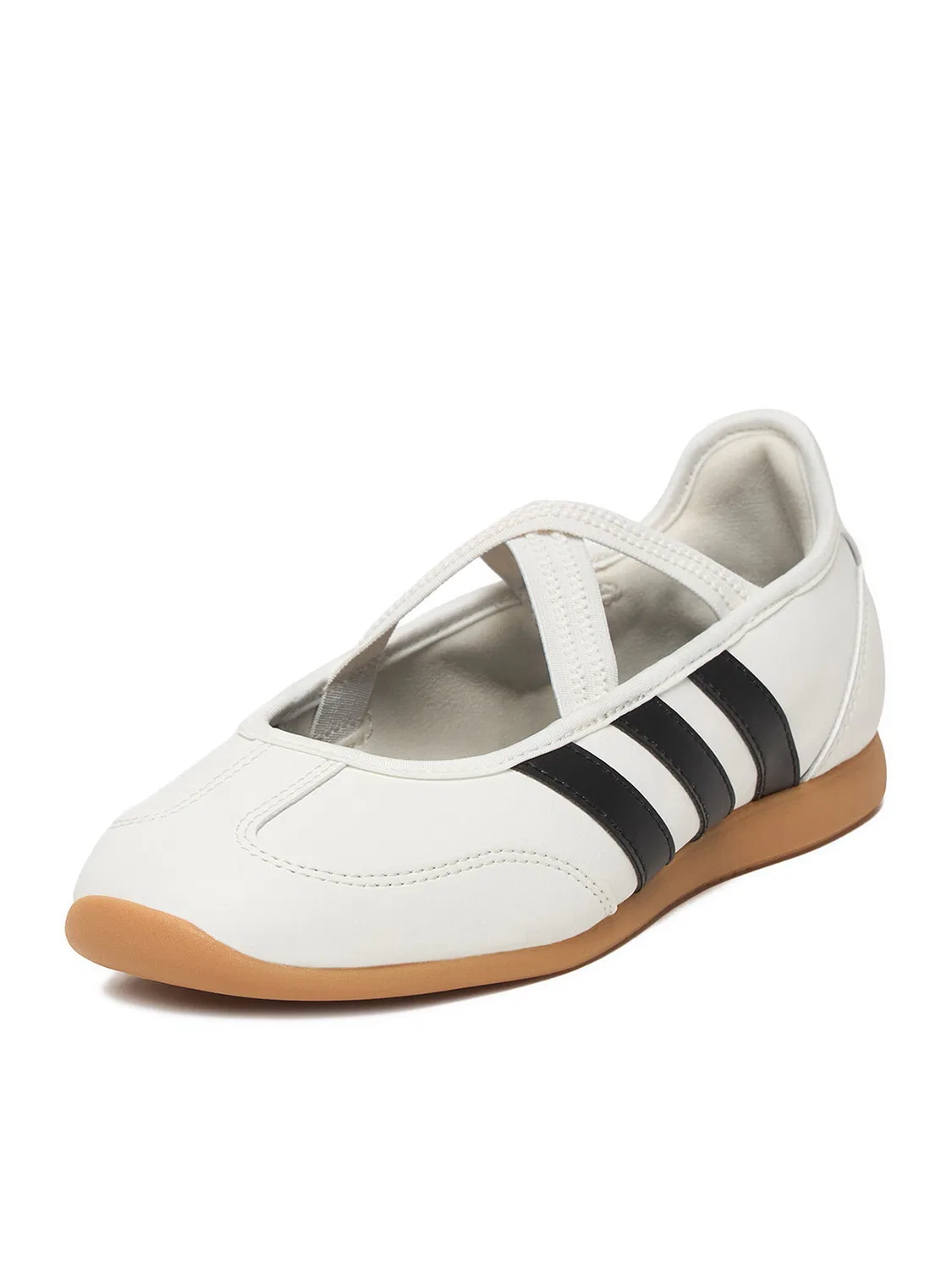 Балетки для девочки MARY JANE Adidas, белый — фото 2
