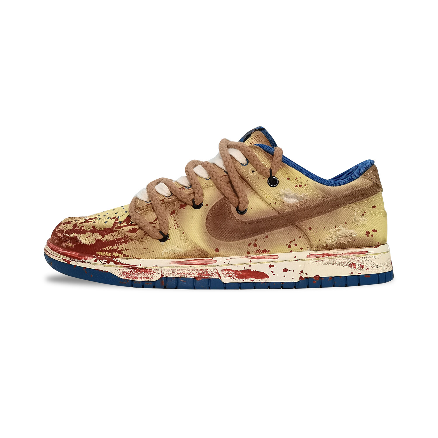 

Кроссовки Nike Dunk Skateboard Shoes Men Low-Top Gold