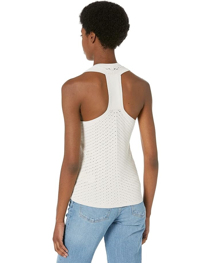 

Топ Ted Baker Yensine Machine Crochet Knit Top, естественный