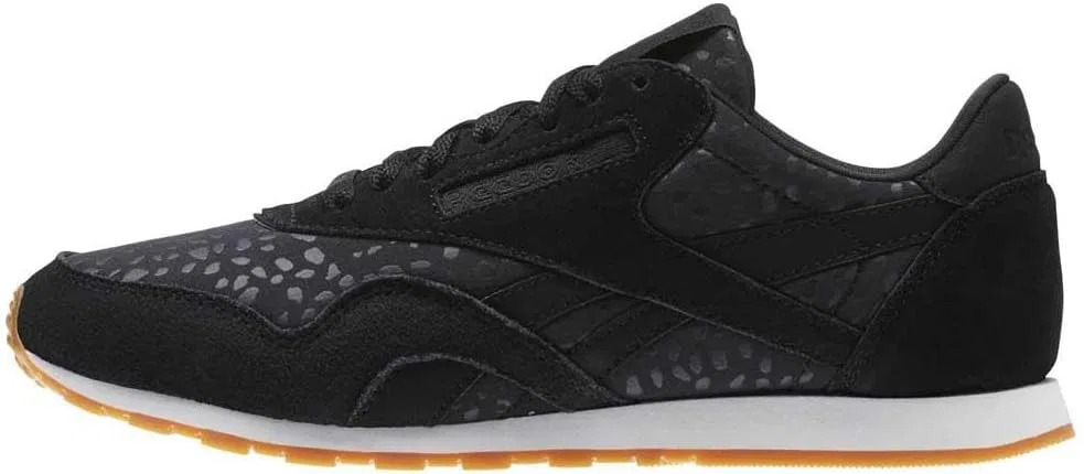 Кроссовки для фитнеса Reebok Girls' Cl Nylon Slim Txt Lux, Black White Rubber 000 — фото 4
