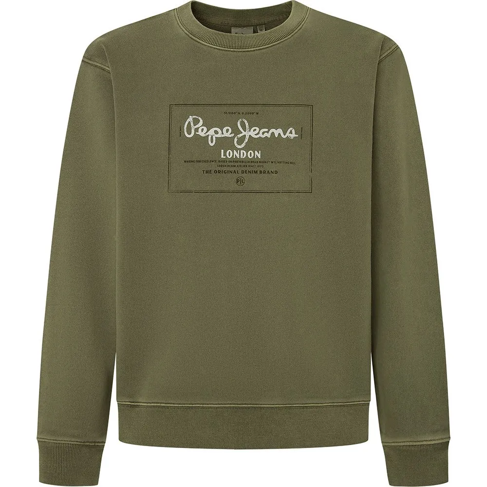

Толстовка Pepe Jeans Simon, зеленый