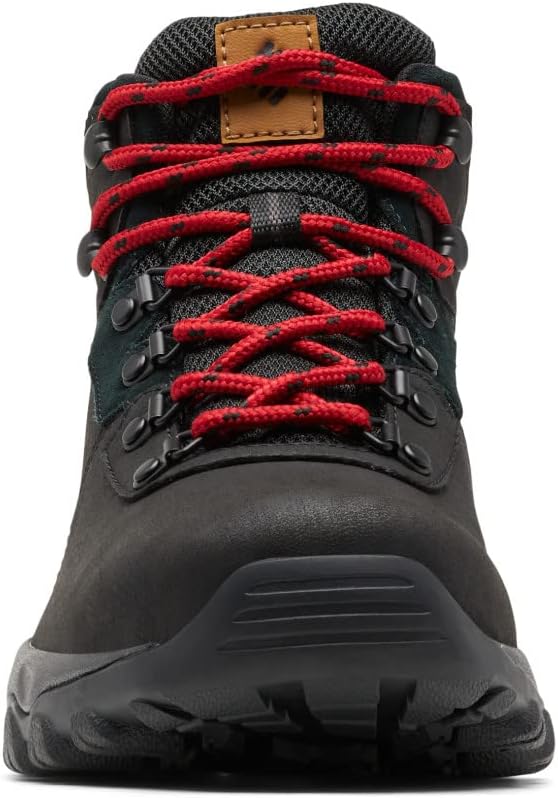 Columbia мужские треккинговые ботинки Newton Ridge Plus II Waterproof, Black/Shark — фото 3
